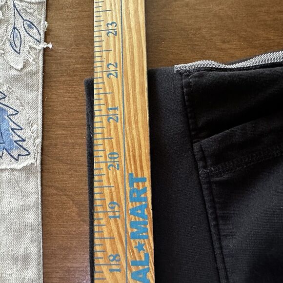 Chico's Track Pants Piping Womens XXL 4 Black Pull-On Stretch Pockets - Picture 7 of 7